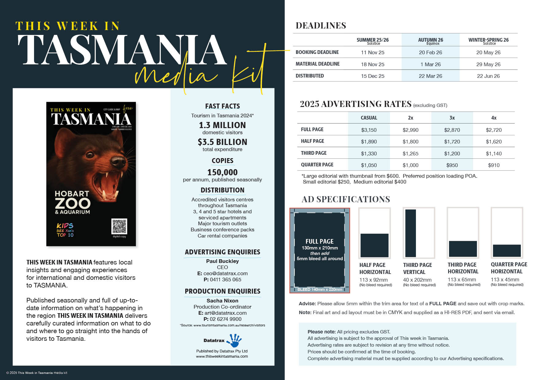 Media Kit Page